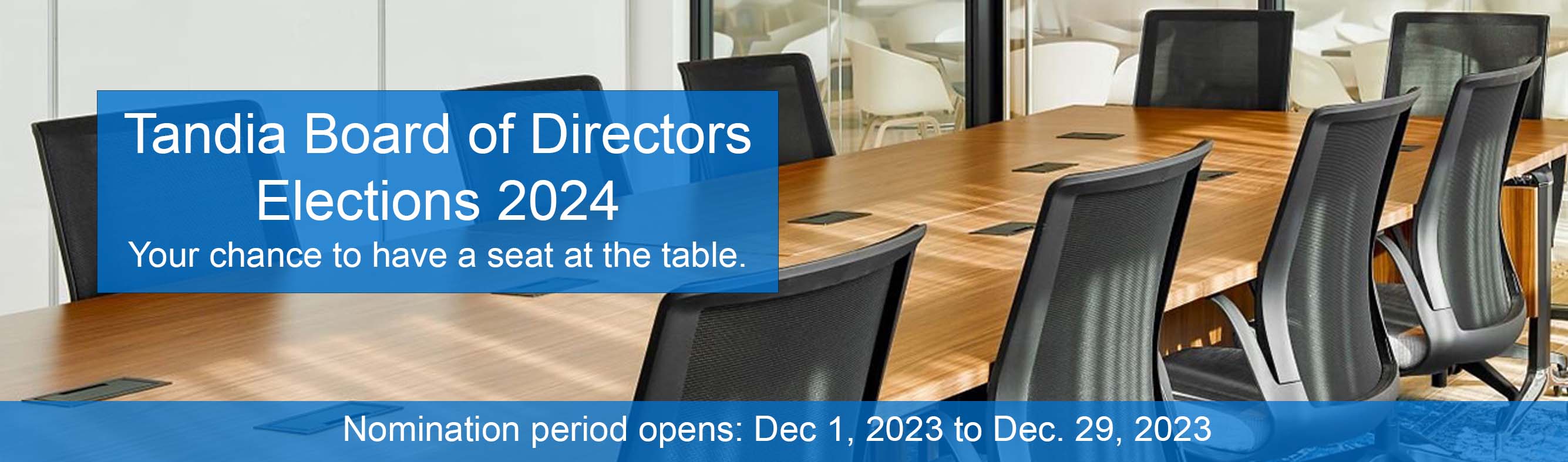 Tandia Board of Directors Nominations 2024